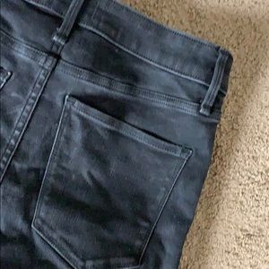 A&F Distressed Black Denim